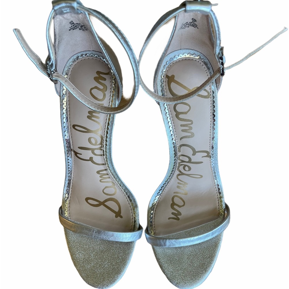 Silver Sam Edelman heels - size 7